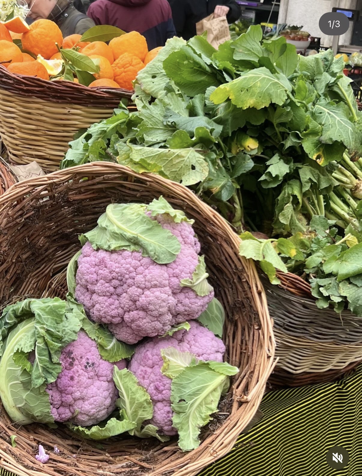 Verdure fresche selezionate per la cucina di Villa Ulpia